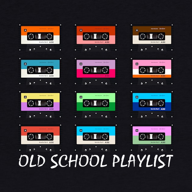 Cassette Tape Music Retro 80s Old School Playlist by fiar32